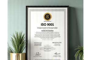 Certyfikat ISO 9001, symbolizujący jakość w Ukojenie Życia