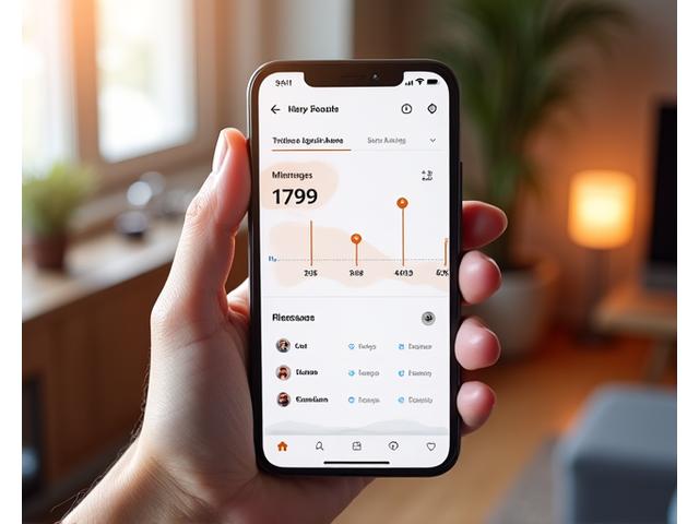 Widok aplikacji mobilnej pokazujący timeline postępów programu wellness